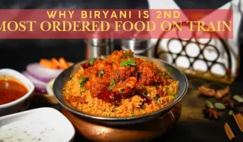 biryani on train