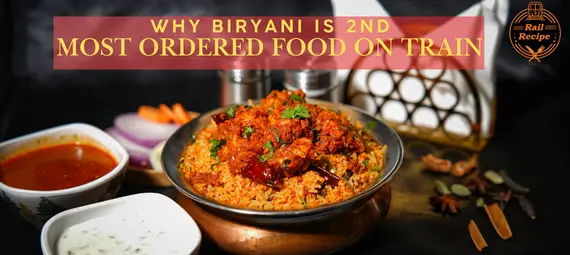 biryani on train