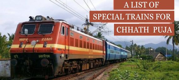 list of chhath special trains