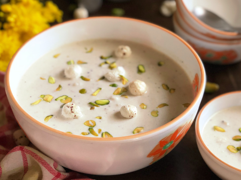 Makhana-kheer Durga Puja Special Food on Train