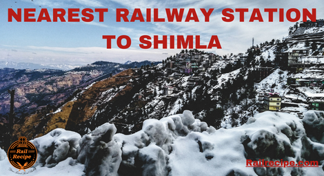 Nearest Railway Station To Shimla