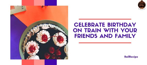 birthday celebration on Train