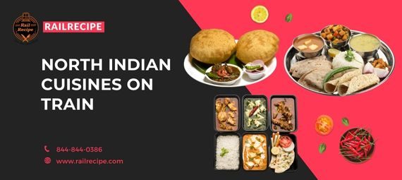 north indian foods on train