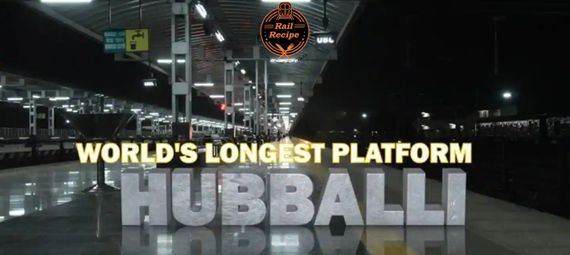 world's Longest railway platform Hubbali
