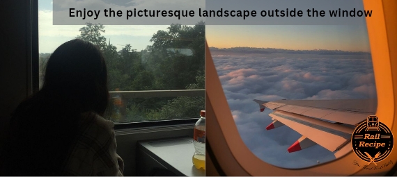 Enjoy the picturesque landscape outside the window