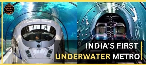 India's First Underwater Metro Train