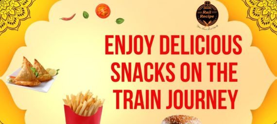 enjoy delicious snacks on train