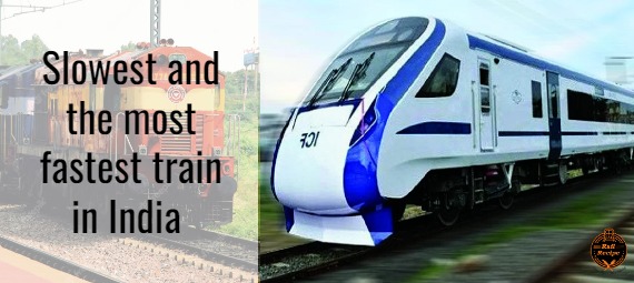 slowest and fastest trains in india