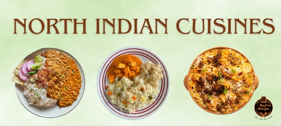 north indian cuisines on train