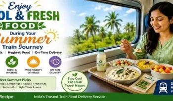 food on train online