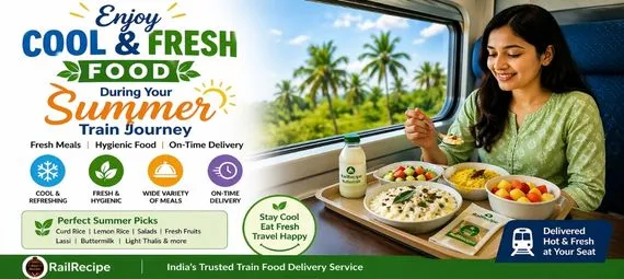 food on train online