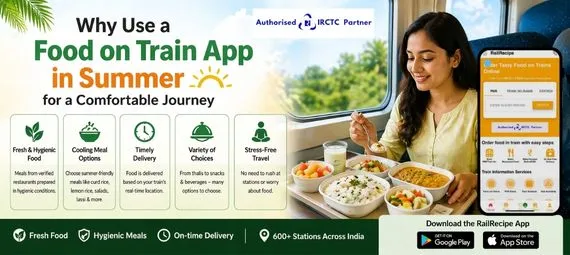 food on train online